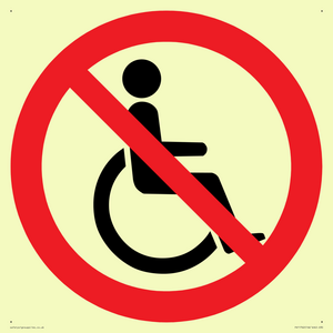 P914 Prohibition: No disabled access